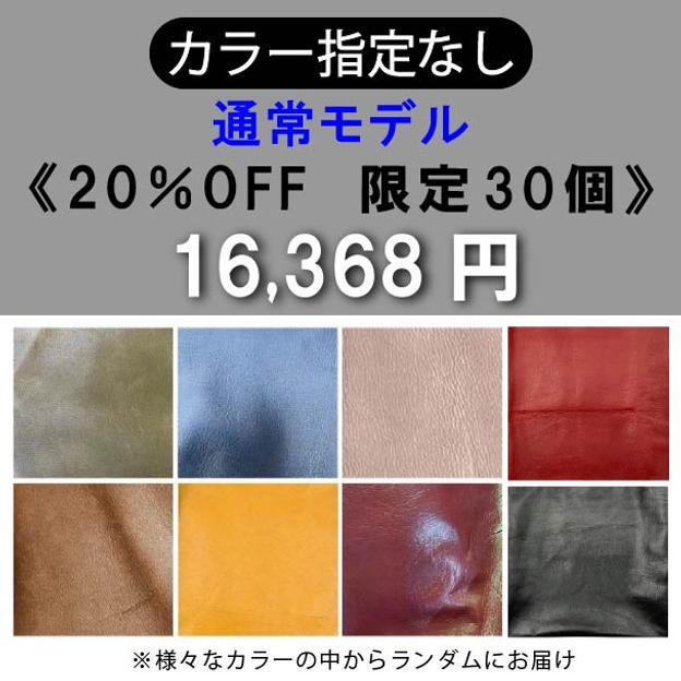 【カラー指定なし】通常モデル 20％OFF《限定30個》	