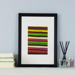 各々一点限り　昭和の型染めシルクスクリーン作品（額装付き）