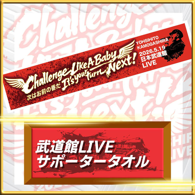 武道館LIVEサポータータオル