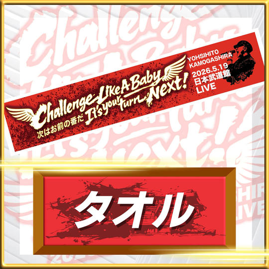 武道館LIVEサポータータオル