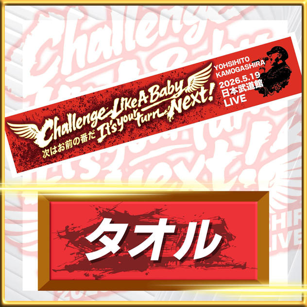 武道館LIVEサポータータオル