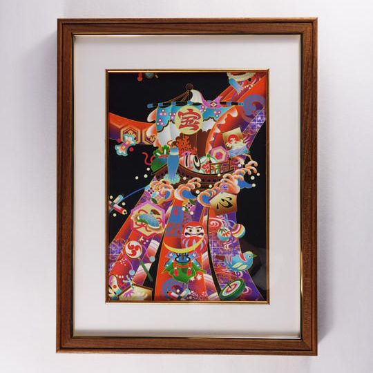 【限定5】KYOTO KENRAN 額装アート作品（宝船紋）