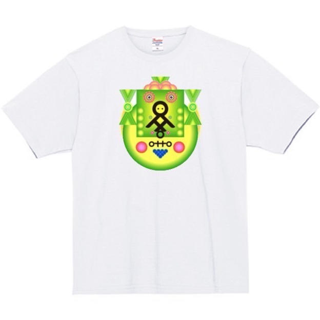 「佐藤理 デザインTシャツ」（GREEN／S・M・L・XL）