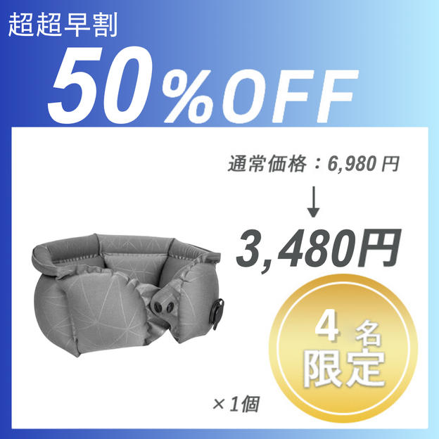 【超超早割】3in1ネックピロー ×１セット