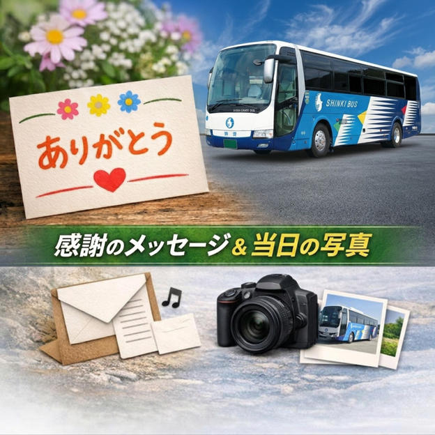 子どもたちからの感謝メッセージ＆当日の様子写真