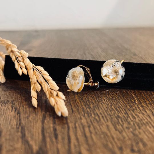 三男米【さんおとこまい】イヤリング