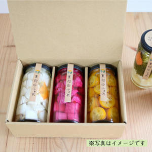 【熨斗対応】ふぉれピクルス3本ギフトセット