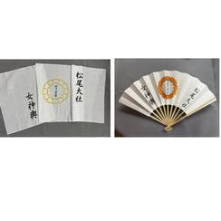 やまぶき会オリジナル　手ぬぐいと扇子