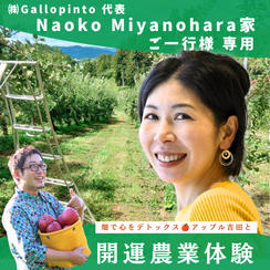 【Naoko Miyanohara家 ご一行様 専用】開運農業体験