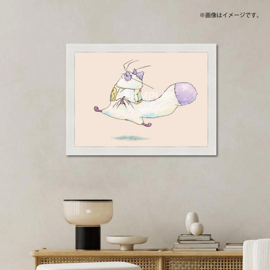 西野亮廣描きおろしアートポスター「肉裾」【額装品】