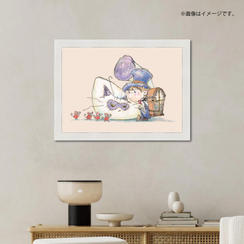 西野亮廣描きおろしアートポスター「ルビッチたち」【額装品】