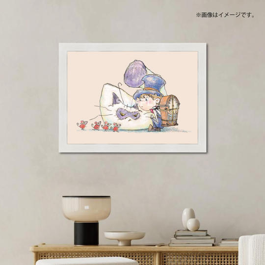 西野亮廣描きおろしアートポスター「ルビッチたち」【額装品】