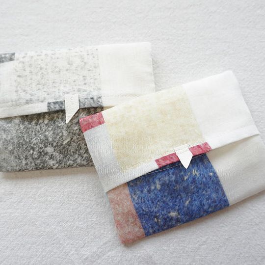 エコバックの生地でつくった「ティッシュケース」