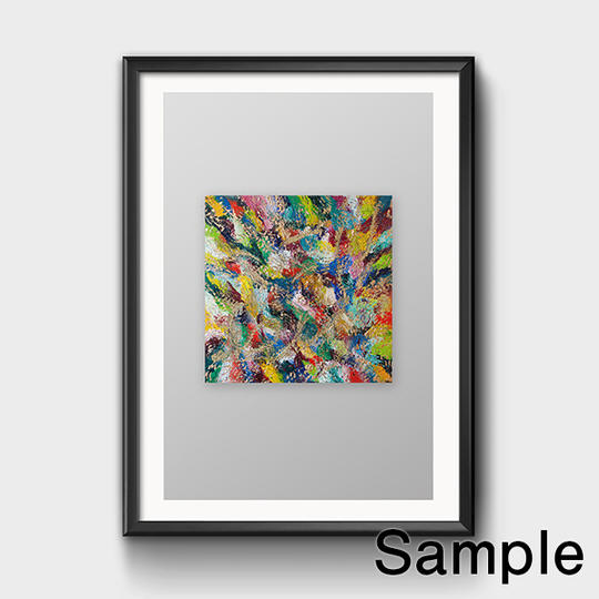 ”つながるピース”オリジナル絵画複製ポスターB2サイズ