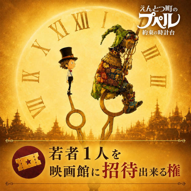宮崎の若者1名を映画館に無料招待できる権