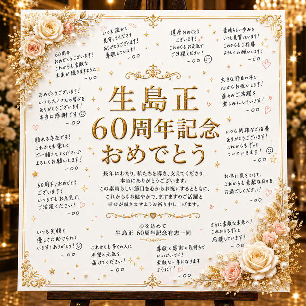寄せ書き参加します！＋お祝い^^　神