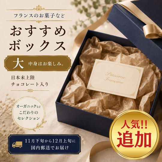 ＜追加‼︎＞フランスお菓子おすすめボックス（大）