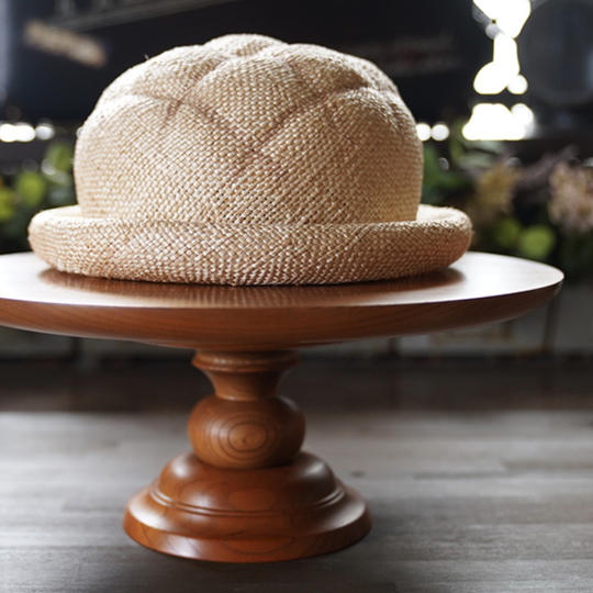 【Creema SPRINGS限定】メロンパンハット+パンハットスタンド(直径28㎝)セット