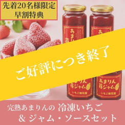 【先着20名様限定｜早割】完熟あまりんをまるごと満喫セット