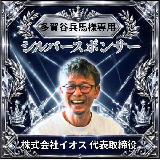 多賀谷兵馬さま専用シルバースポンサー