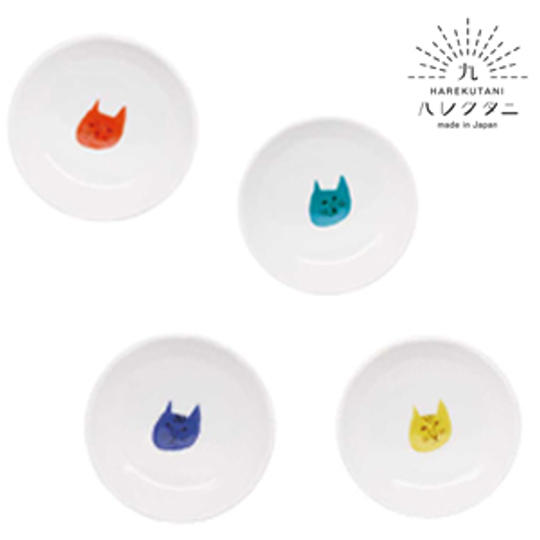 ネコ豆皿4pcsセット（税込・送料込）