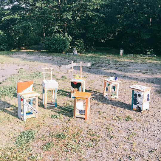 NEW "芸術家の副産物で椅子を作ろう"ワークショップ