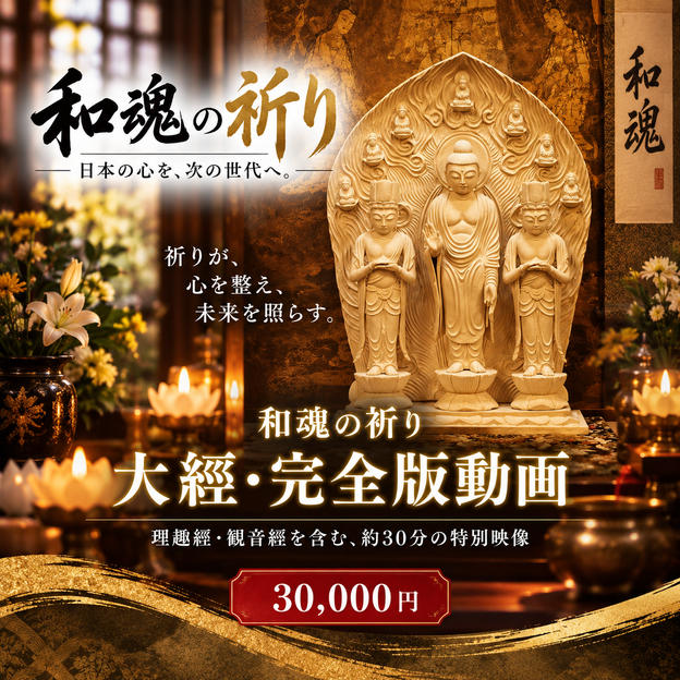【魂を深く整え、未来へ祈る】「和魂の祈り」大經・完全版動画（30分強）