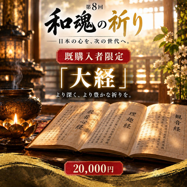 【既購入者限定】「和魂の祈り」大經・完全版 特別ご案内