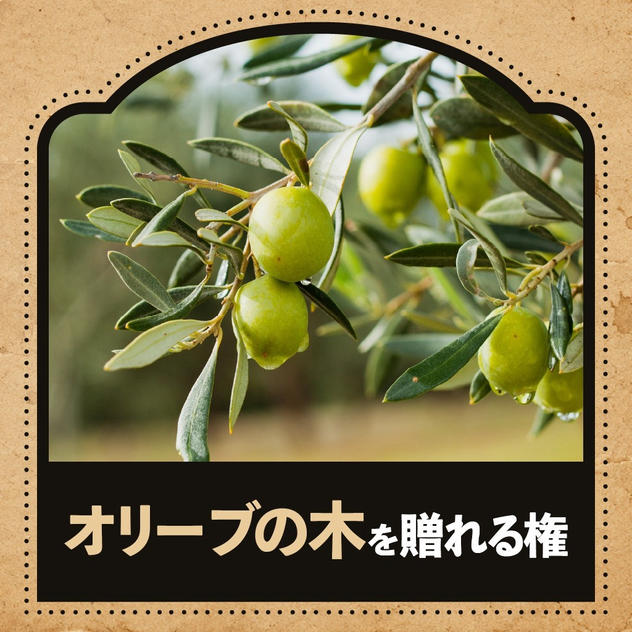 オリーブの木を贈れる権