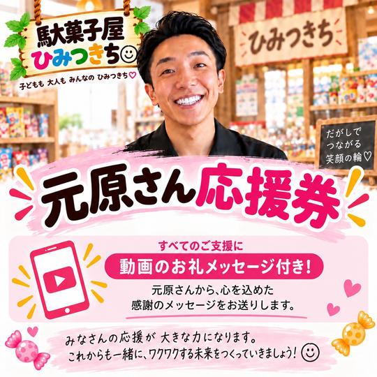 元原さんを1000円分 応援する券