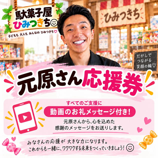 元原さんを5000円分 応援する券
