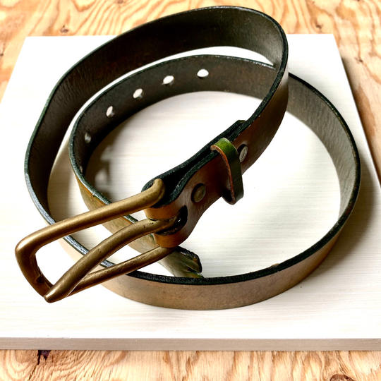 【第二弾】坂東工制作による一点ものオリジナル革製ベルト(幅3.1cm)