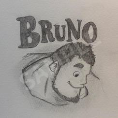 【原画】BRUNO(西野亮廣サイン入り)