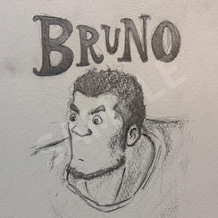 【原画】BRUNO(西野亮廣サイン入り)