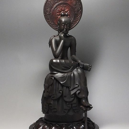 祈祷お札+特別拝観券+菩薩半跏像(如意輪観世音菩薩)公式フィギュア+改修完成報告法要へのご招待