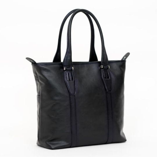 【超早割33%OFF】本革トートバッグ (ブラック)