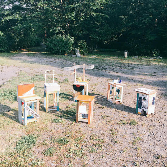 【好評につき追加！】 "芸術家の副産物で椅子を作ろう"ワークショップ