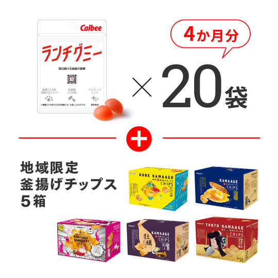 お試し4か月＋地域限定釜揚げチップス5箱