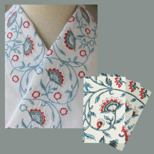 更紗柄スペシャル刺繍半襟