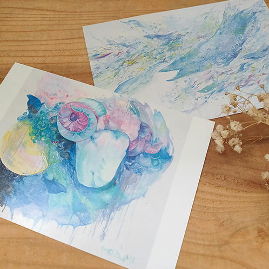 【届け！感謝の気持ち】お手紙＆ポストカード2種セット