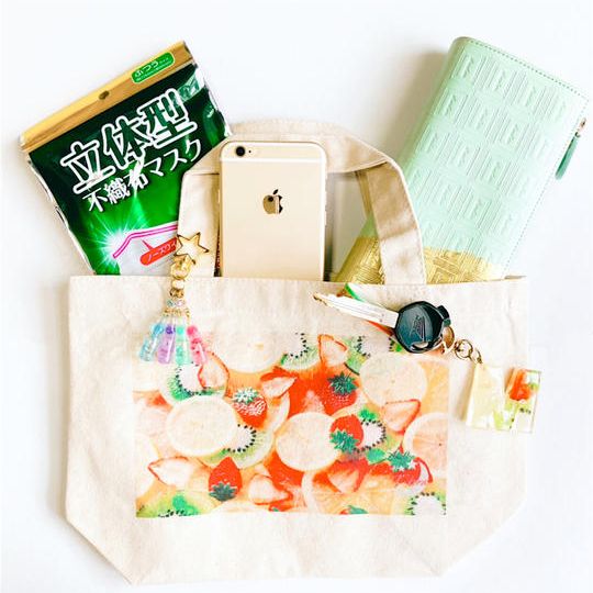 【Creema SPRINGS限定】トートバッグ（S）とイニシャルキーホルダー