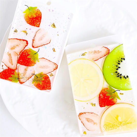 【Creema SPRINGS限定】エコバッグと押しフルーツパスケース