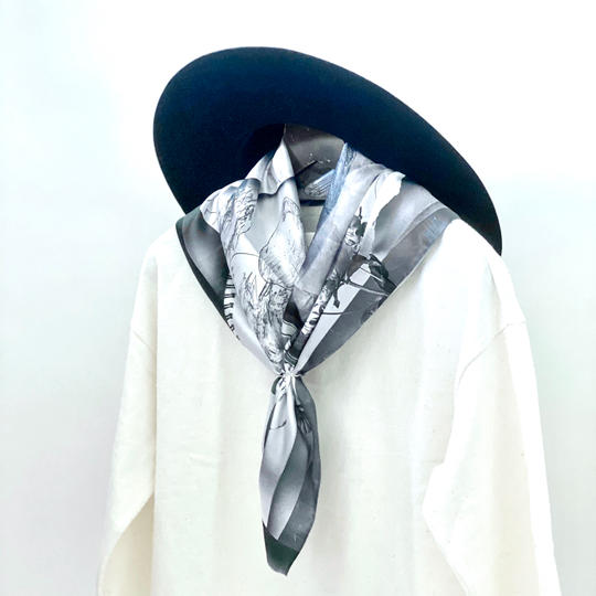 【Creema SPRINGS 限定テキスタイルデザイン】スカーフ