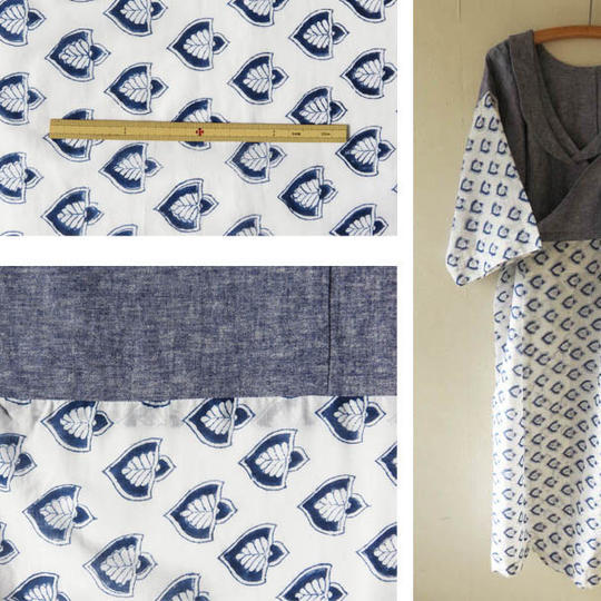 ★全部★あたらしい襦袢・ジパン(花のつぼみのような模様の整列するジパン）+ジパンカタログ+ポストカード+つけ衿+半襟