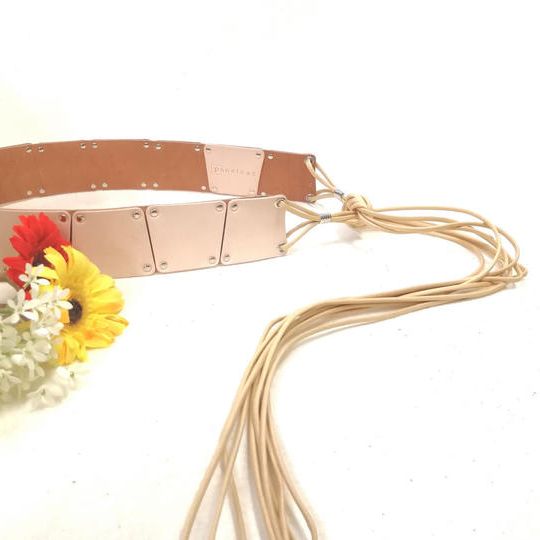 本革サッシュベルト・ヌメ革（ソリッドカラー／オーダーメイドなし）