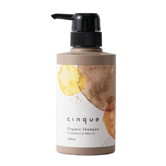 cinque Organic Shampoo（Fir wood oil & Palm oil）