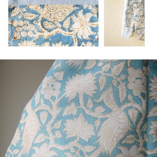 ★フルセット★ジパン(大きな鳥の水色ジパン)+ジパンカタログ+ポストカード+つけ衿+半襟