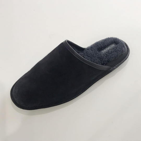 ⑧『5名様限定』10%OFF  L'sフラット/ スエード×ムートン/ Navy×Navy