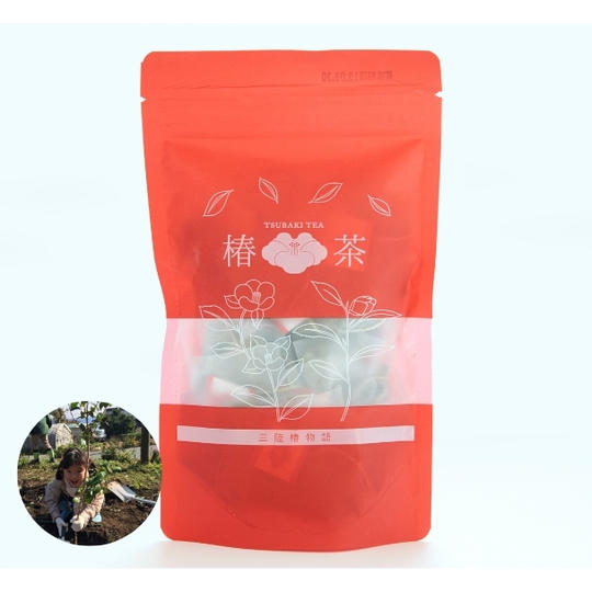 椿茶ティーバッグ赤とレッドカーペットプロジェクトへの支援