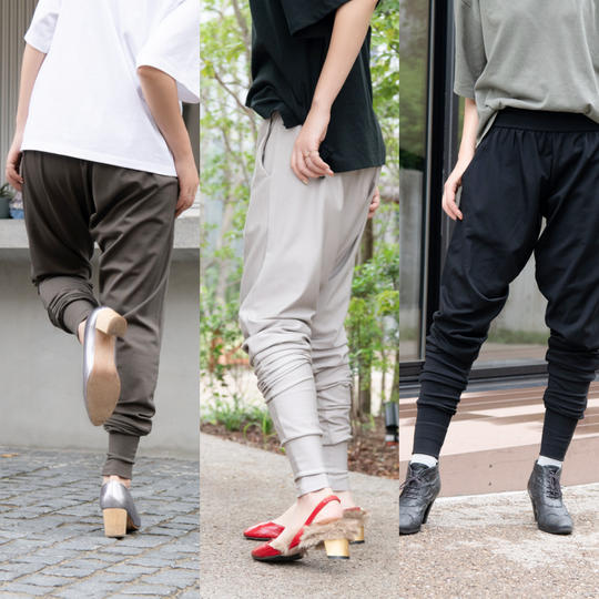  あぐらもかけてオフィスにも行けるらくちん×キレイ目パンツ（3色）
